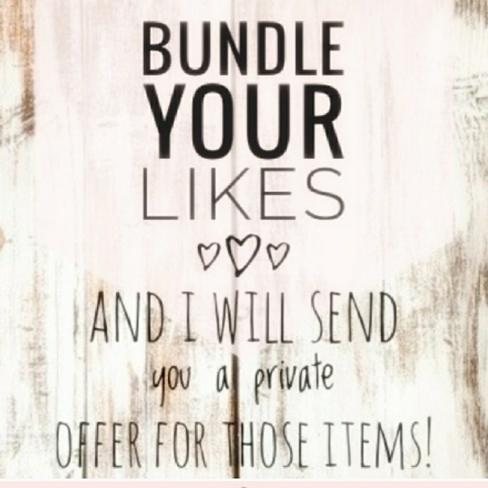 Bundle one or more items & ill send you an offer